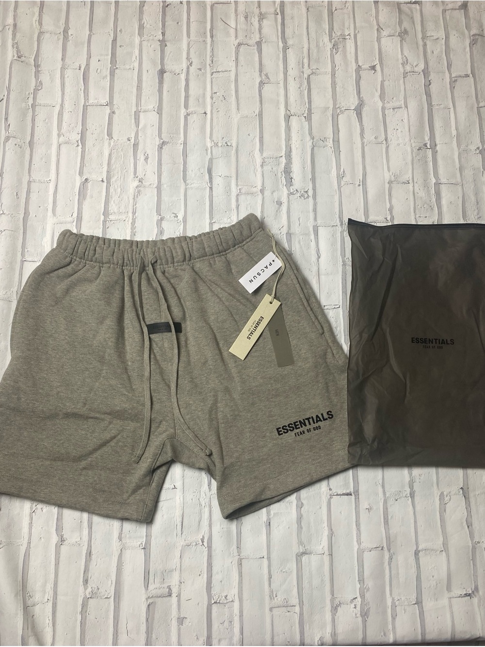 Fear of God Essentials Men’s Gray Athletic Sweat Shorts